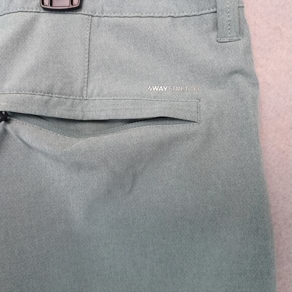 Quiksilver Amphibian 9" Hybrid Shorts Men's 32 Aqua 4-Way Stretch Pockets Surfer - Picture 5 of 10